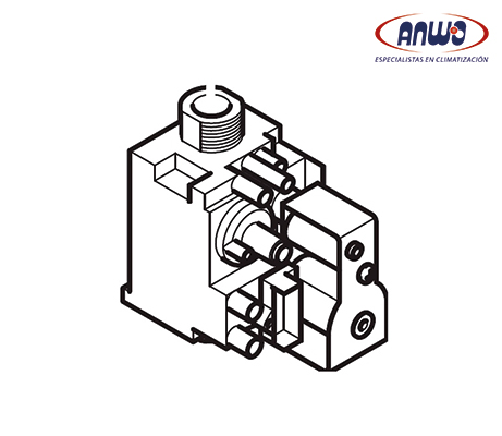 VALV.GAS SIT SIGMA 848 - BAXI LUNA DUOTEC MP 1.50-1.60-1.70